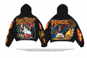 design streetwear clothing brand or tshirt merch and hoodie