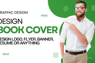 design stunning book covers, ebooks, magazine covers, and design anything