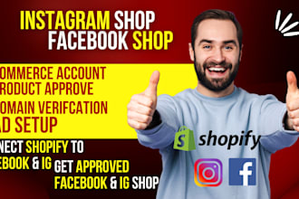 connect shopify store to facebook shop, instagram shop,pixel