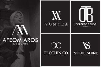 design unique clothing brand and modern luxury fashion logo