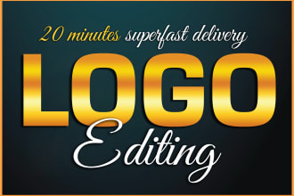 edit, modify, change, recreate, vectorize your logo, image make transparent png