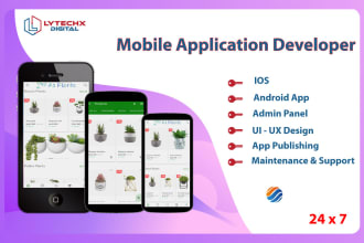 we will develop an android and ios application  as flutter developer
