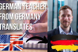 translate from english to german native speaker from germany