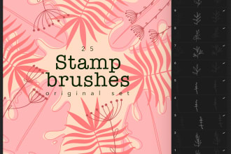 botanical brushes for procreate