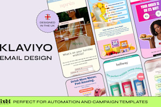 design klaviyo email marketing template