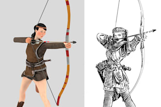 do 3d assets, props, character texture, rig, animate for unity, unreal in maya