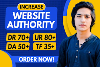 increase domain authority da domain rating ahrefs dr with quality seo backlinks