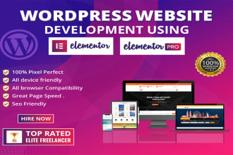 copy clone redesign wordpress website or landing page using elementor pro