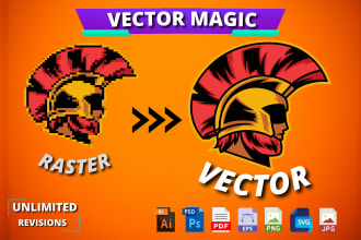 create vector tracing logo, convert to vector professionally