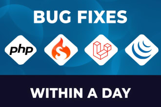 fix bugs of PHP, codeigniter, laravel, javascript, jquery and mysql