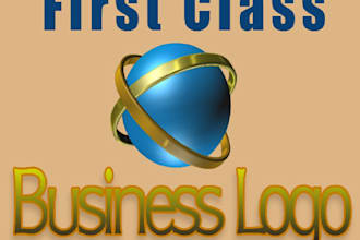 design You A First Class UNIQUE Brand Business Logo