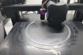 3d print your stl files and digital designs