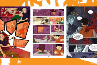 create an amazing comic book page