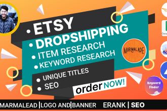 upload top selling products on etsy drop shipping store