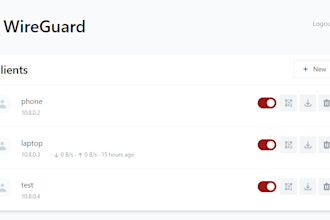install openvpn or wireguard server