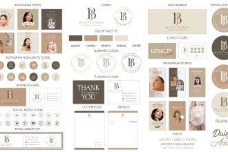 do luxury signature logo and branding kit