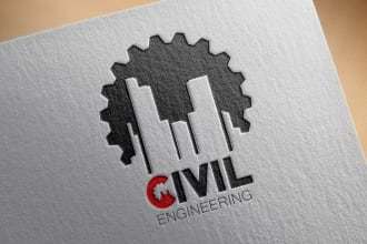 create a custom engineering logo design in 24h