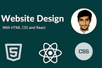create a website or single page application using react js