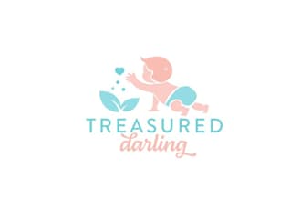design a warm and cozy logo for our baby brand