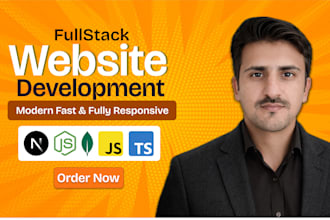 build and maintain fullstack website, custom website