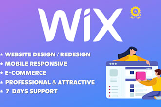 Big Deals!  design and redesign an attractive wix website