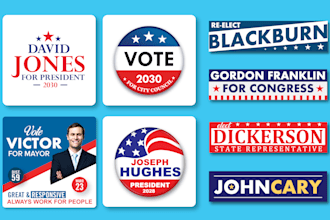 do political logo and brand design