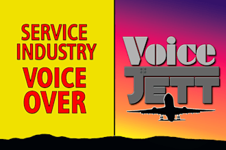 record voice over for your service industry video