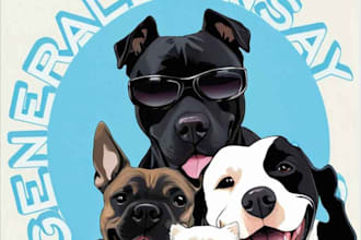 draw your dog into cartoon