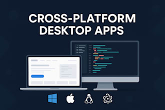 build a cross platform desktop app for windows, mac, and linux