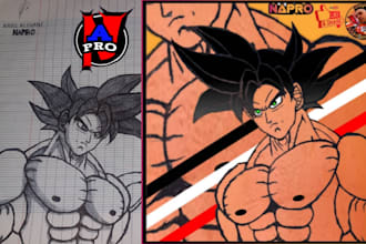 draw anime dragon ball