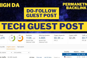 do SEO tech guest post niche edit link insertion on high authority sites
