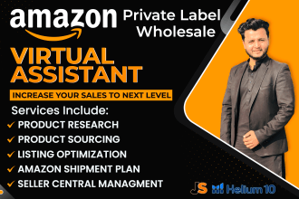 be your expert amazon fba virtual assistant, amazon store VA