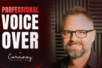 record an all natural southern american male voice over