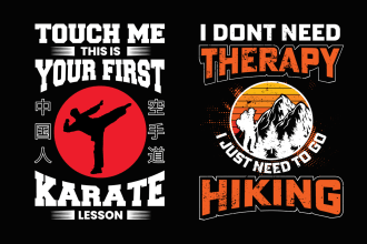 do custom typography t shirt design