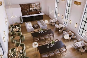 create business commercial photorealistic 4k rendering
