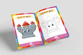 design children handwriting coloring and kids tracing activity book, covers