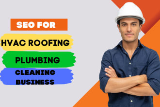 do SEO for hvac roofing plumbing cleaning business