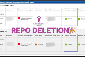 send you the repossession removal method and dispute letters