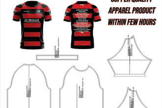 create pattern making for team wear