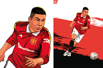 draw eye catching sports and football illustrations