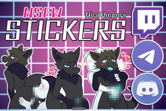 make nsfw sticker packs  for you