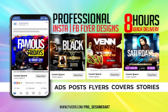 do social media kit, facebook cover, and instagram post