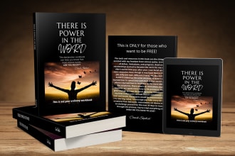 design book cover for KDP, lulu, ingram also redesign ai generated cover