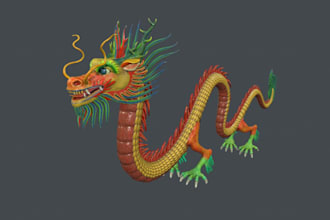 do 3d characters modeling