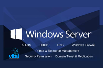 configure, troubleshoot all areas in windows desktop, server