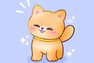 draw cute kawaii animal pet chibi