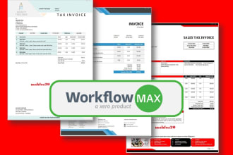 design workflowmax custom invoice templates