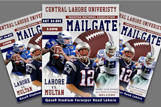 design sports flyer, event, football, boxing flyer or gym poster