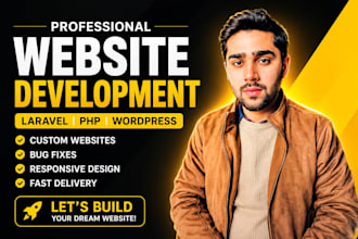 provide expert PHP laravel website development services