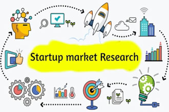 do professional market research for your startup